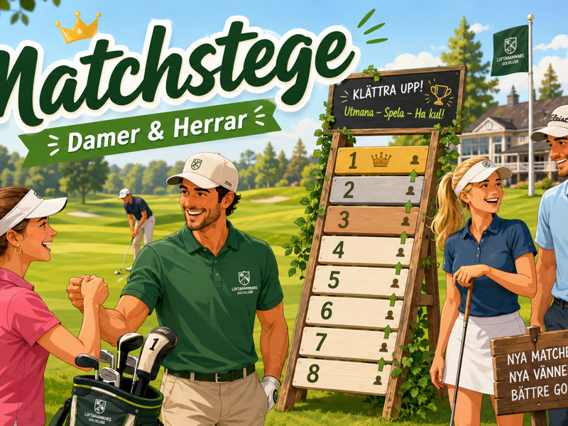 Matchstege damer och herrar
